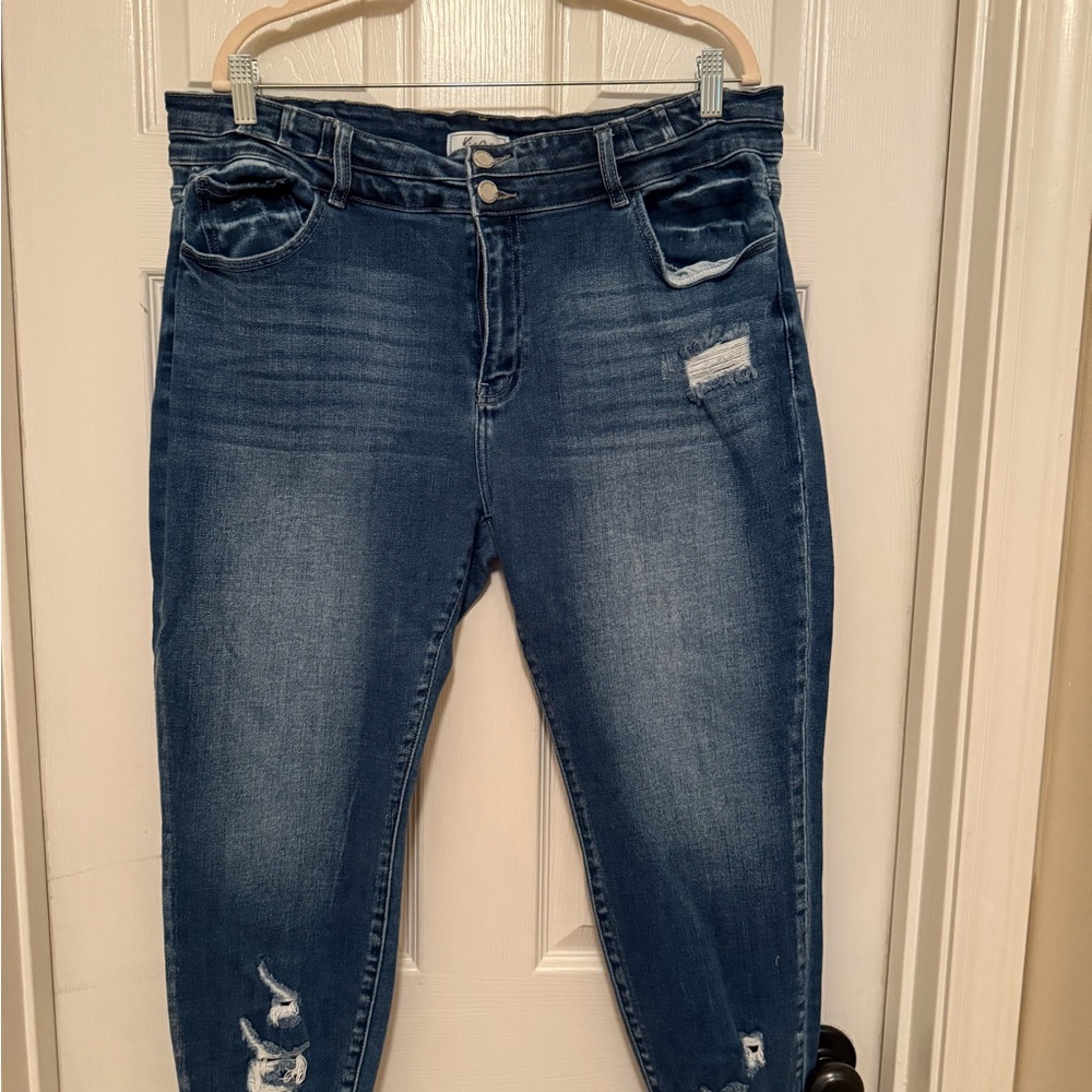 KanCan Kurvy Dark Blue Skinny Jeans